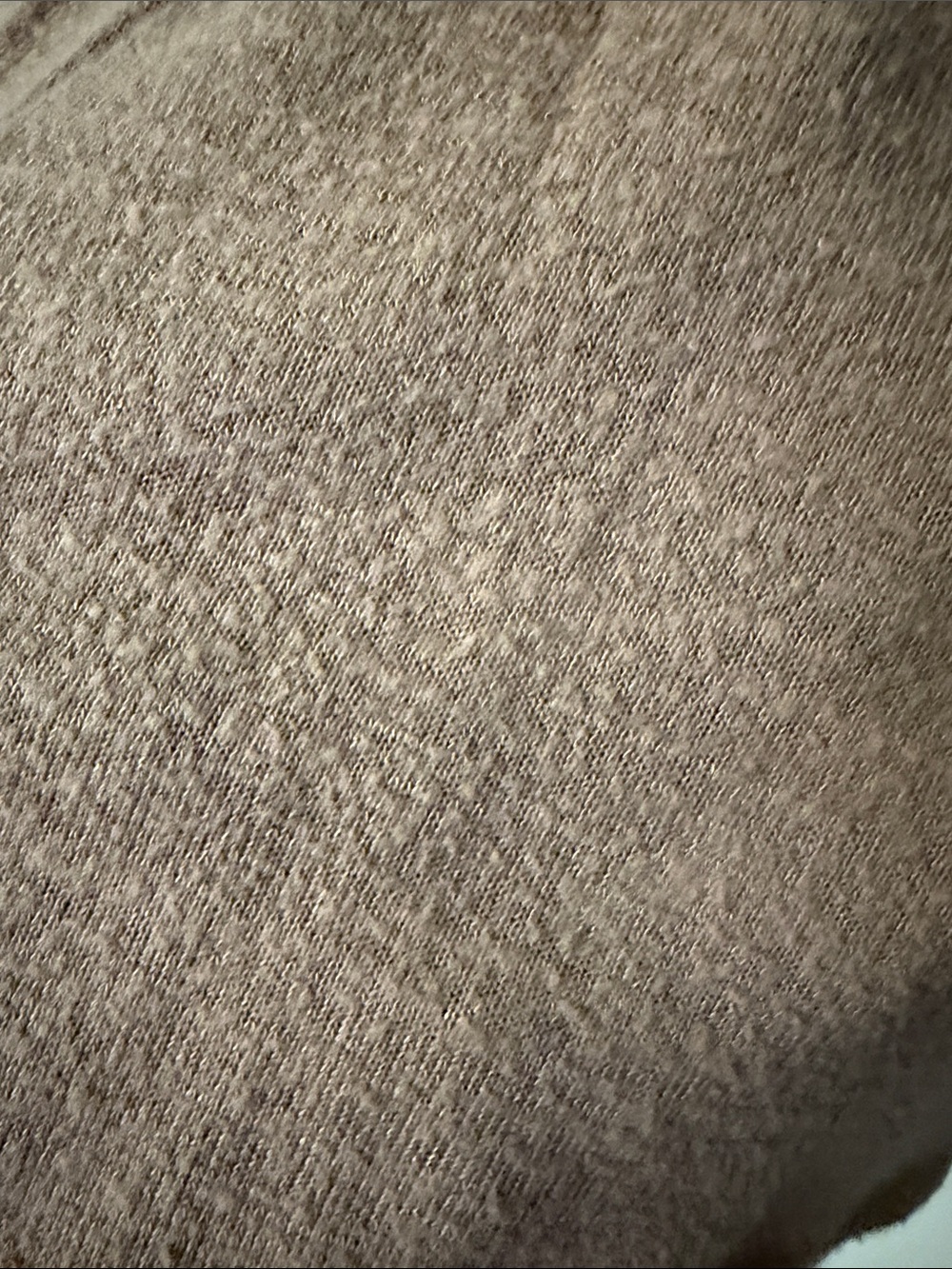 Abercrombie & Fitch Lightweight V-Neck Long Sleeve Tee in Tan - Picture 3 of 3